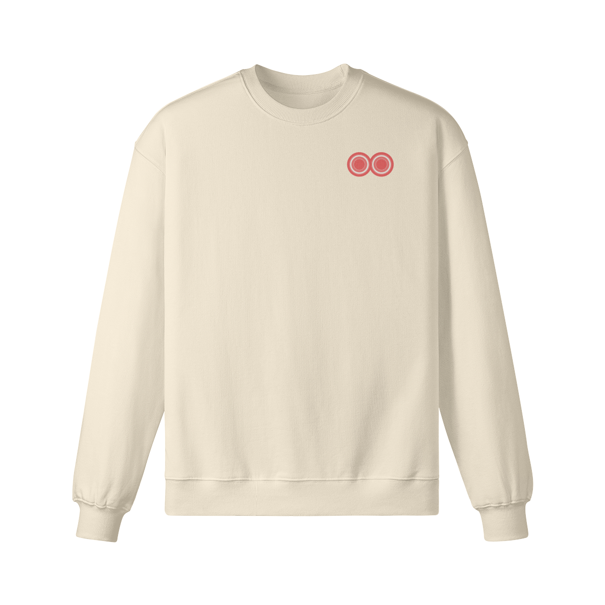Burchy Burgers Sweatshirt in soft pink with retro-inspired back print and terrace culture flair.