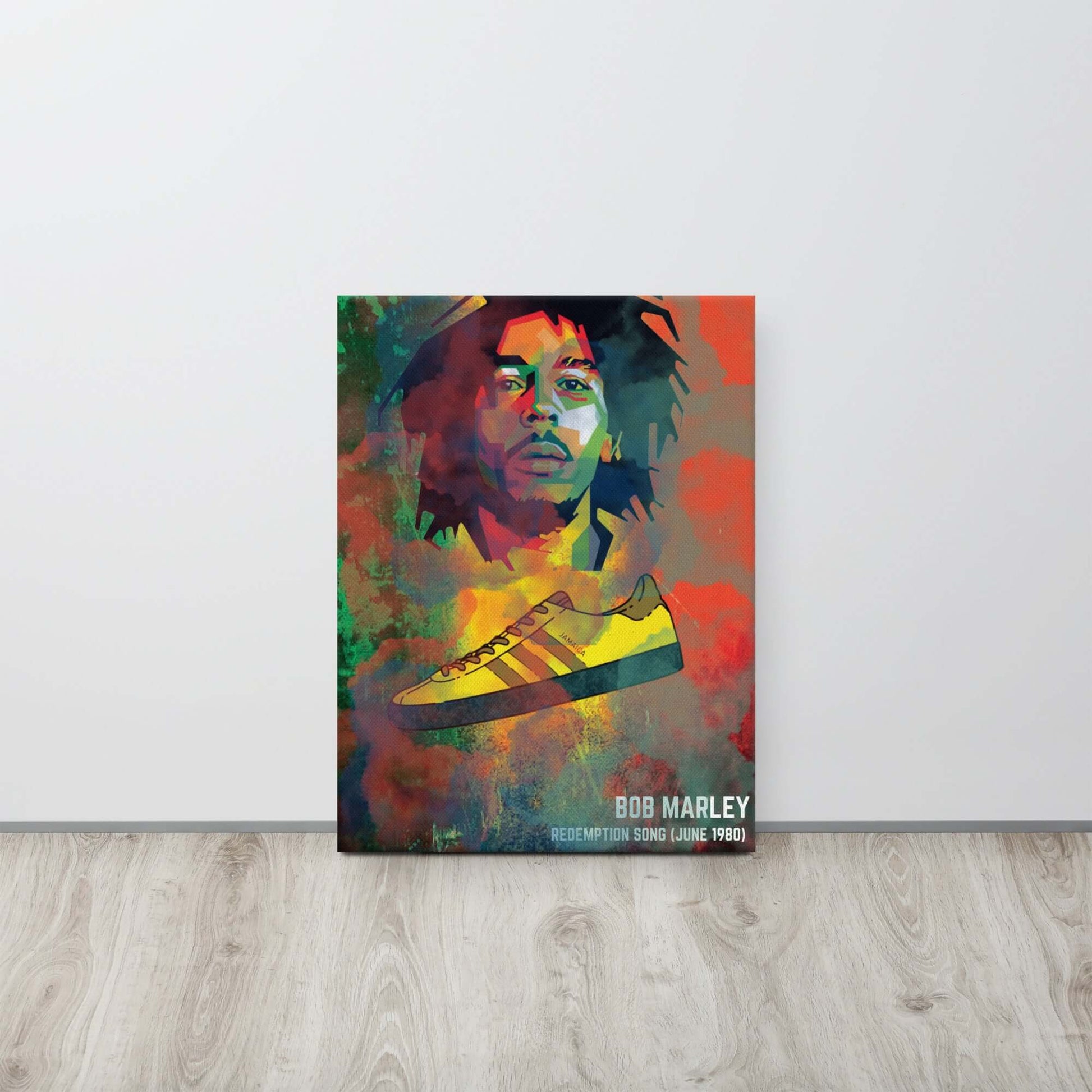 Bob Marley Three Stripe Canvas - Under The Scene-Canvas
